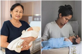 Mẹ chồng H’hen Niê chạy xe máy mỗi ngày qua thăm cháu gái