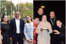 Mẹ đẻ Hòa Minzy đón sinh nhật tuổi 60 ở nước ngoài