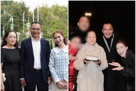 Mẹ đẻ Hòa Minzy đón sinh nhật tuổi 60 ở nước ngoài