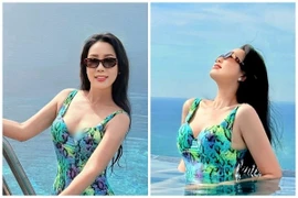 Hình ảnh áo tắm gây chú ý của Trịnh Kim Chi