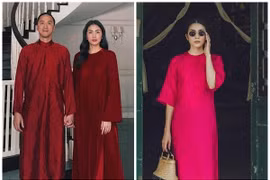 Tăng Thanh Hà diện áo dài mỗi dịp Tết khoe thần thái 'đỉnh cao'