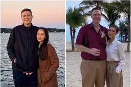 Ngọc Nga bị “dìm hàng” trong loạt ảnh bên chồng Tây