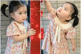 Con gái út của Khánh Thi có hành động nhỏ rất đáng yêu