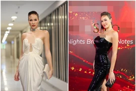 Phương Mai làm MC song ngữ, sắc vóc gây mê