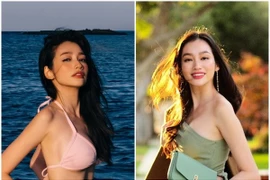 Trúc Diễm diện bikini khoe vóc dáng gợi cảm hút mắt