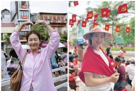 Sao Việt háo hức xem buổi tổng hợp luyện diễu binh