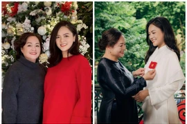 Mẹ ruột Thu Quỳnh là Thượng tá quân đội, đẹp quý phái