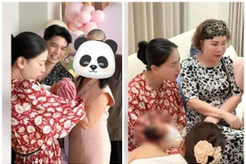 Ngô Thanh Vân ra mắt con gái với đại gia đình