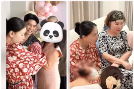 Ngô Thanh Vân ra mắt con gái với đại gia đình