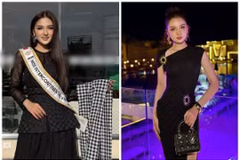 Thu Ngân chọn phong cách kín đáo khi nhập cuộc ở Miss Intercontinental