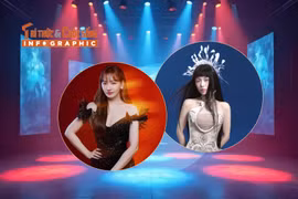 [INFOGRAPHIC] 2 mỹ nhân gốc Hàn gây chú ý khi hoạt động trong showbiz Việt 