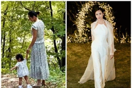 Á hậu Hoàng My khoe ảnh bên con gái sau tuyên bố chia tay bạn trai