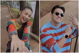 Siêu mẫu Thanh Hằng kỷ niệm 2 năm ngày cưới