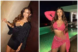 Sắc vóc quyến rũ của tân Hoa hậu Hoàn vũ Indonesia 2025