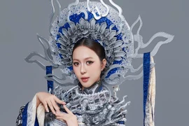 Kiều Duy suýt khóc trước khi thi National Costume ở Miss International 2025