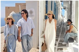 MC Kỳ Duyên và chồng cũ tình tứ khi đi du lịch