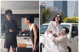 Huy Trần chiều vợ số 1, Ngô Thanh Vân sướng như “bà hoàng”