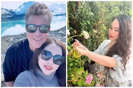 Trương Phương khoe được chồng Tây chiều chuộng