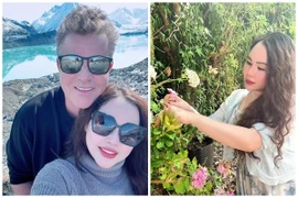 Trương Phương khoe được chồng Tây chiều chuộng