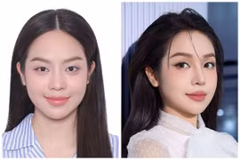 Hoa hậu Thanh Thủy khoe ảnh thẻ đẹp không tỳ vết