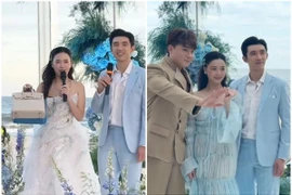 Midu được chồng tặng quà "khủng" trong tiệc kỷ niệm