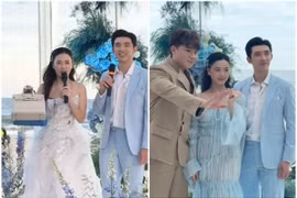 Midu được chồng tặng quà "khủng" trong tiệc kỷ niệm