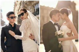 Hoa hậu Đỗ Thị Hà nhắc đến chồng khi khoe ảnh cưới tại châu Âu