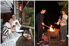 Thúy Diễm - Lương Thế Thành tình tứ sau tin đồn thất thiệt