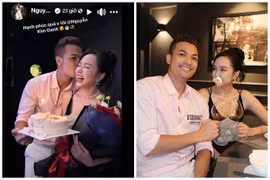 “Con trai Mai Thu Huyền” mừng sinh nhật vợ trẻ xinh