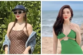 "Phú bà" Bảo Thy diện áo tắm khoe dáng gợi cảm 