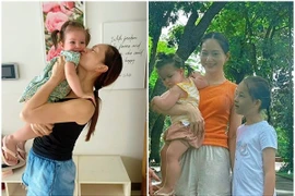 Lan Phương tận hưởng cuộc sống bình yên bên hai con sau ly thân