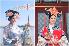 Ngọc Hân khoe nhan sắc hút hồn khi hóa "Hoàn Châu cách cách"