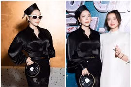 Lý Nhã Kỳ khoe vẻ quyến rũ với trang phục đen bên Kaity Nguyễn