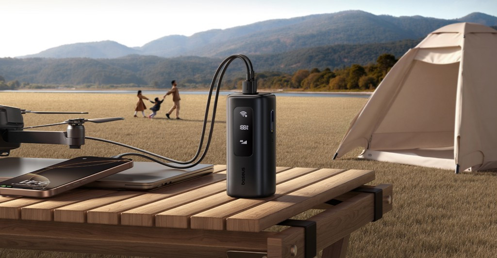 Baseus vừa giới thiệu EnerGeek GX11, thiết bị đầu tiên trên thế giới tích hợp cả pin dự phòng, sạc nhanh và phát Wi-Fi 4G trong cùng một thân máy.