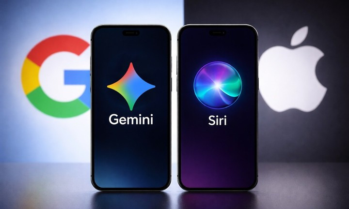Apple đã ký thỏa thuận nhiều năm với Google để tích hợp Gemini vào Siri, đánh dấu bước ngoặt lớn trong chiến lược Apple Intelligence. (Ảnh: ChatGPT)