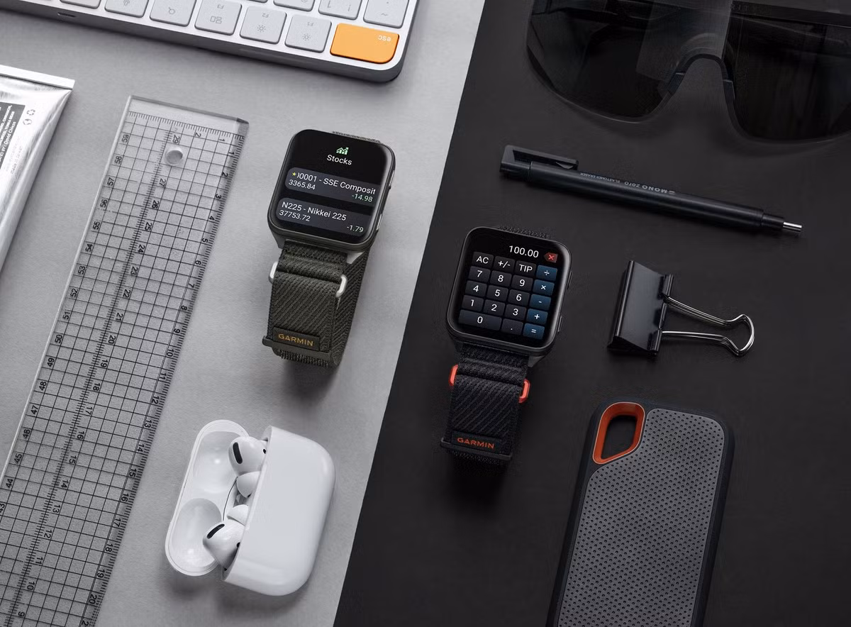 Thiết bị sử dụng khung titanium siêu nhẹ, mặt kính sapphire chống trầy, tạo độ bền cao khi vận động ngoài trời.