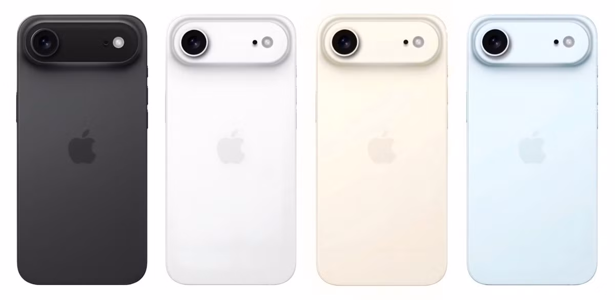 iPhone 17 Air cũng nổi bật nhờ khung titanium và camera ngang 48MP độc đáo, khác biệt rõ rệt so với các phiên bản còn lại.