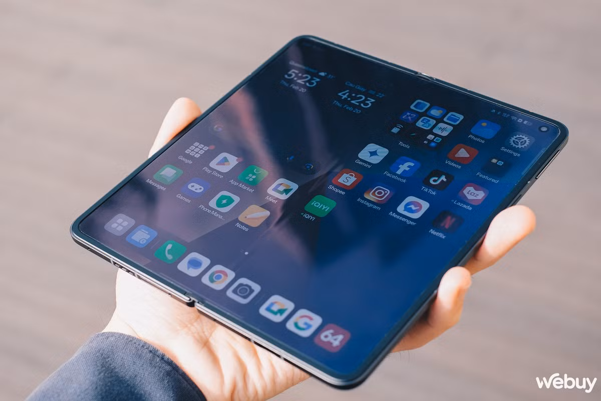 Máy dùng chip Snapdragon 8 Elite, RAM 16 GB, giá bán tại Việt Nam là 42,99 triệu đồng.(Ảnh: Webuy)