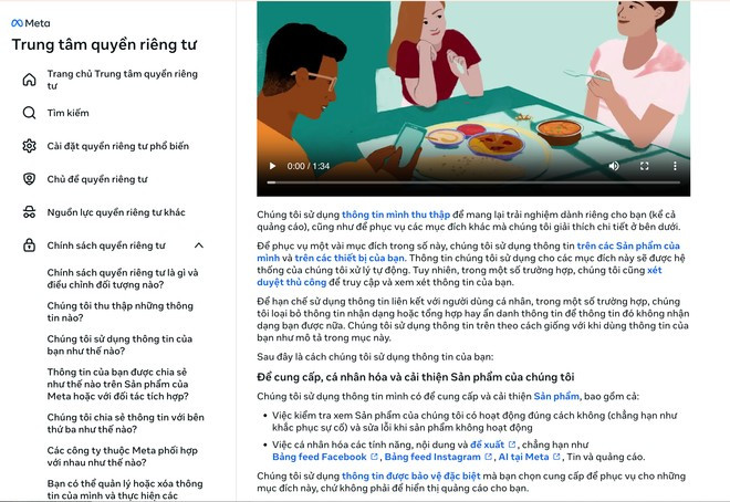 So sánh với các nền tảng như Google hay Meta, đa số chỉ khuyến nghị ngừng sử dụng dịch vụ nếu không đồng ý điều khoản, thay vì xoá tài khoản.