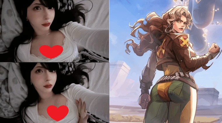 Cộng đồng game thủ xôn xao khi hot girl Demon_President công bố làm mẫu cho nhân vật Rogue.