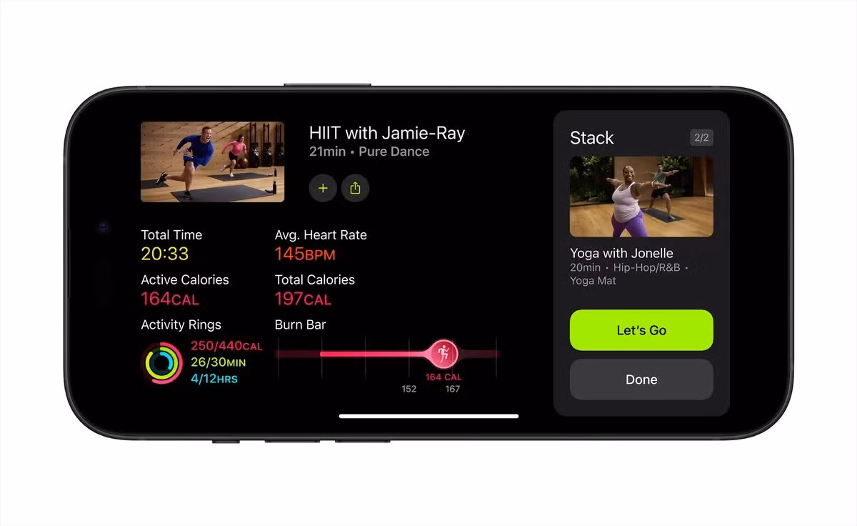 Người dùng có thể “xếp chồng” nhiều bài tập nhờ tính năng Stacks để tối ưu hiệu quả.