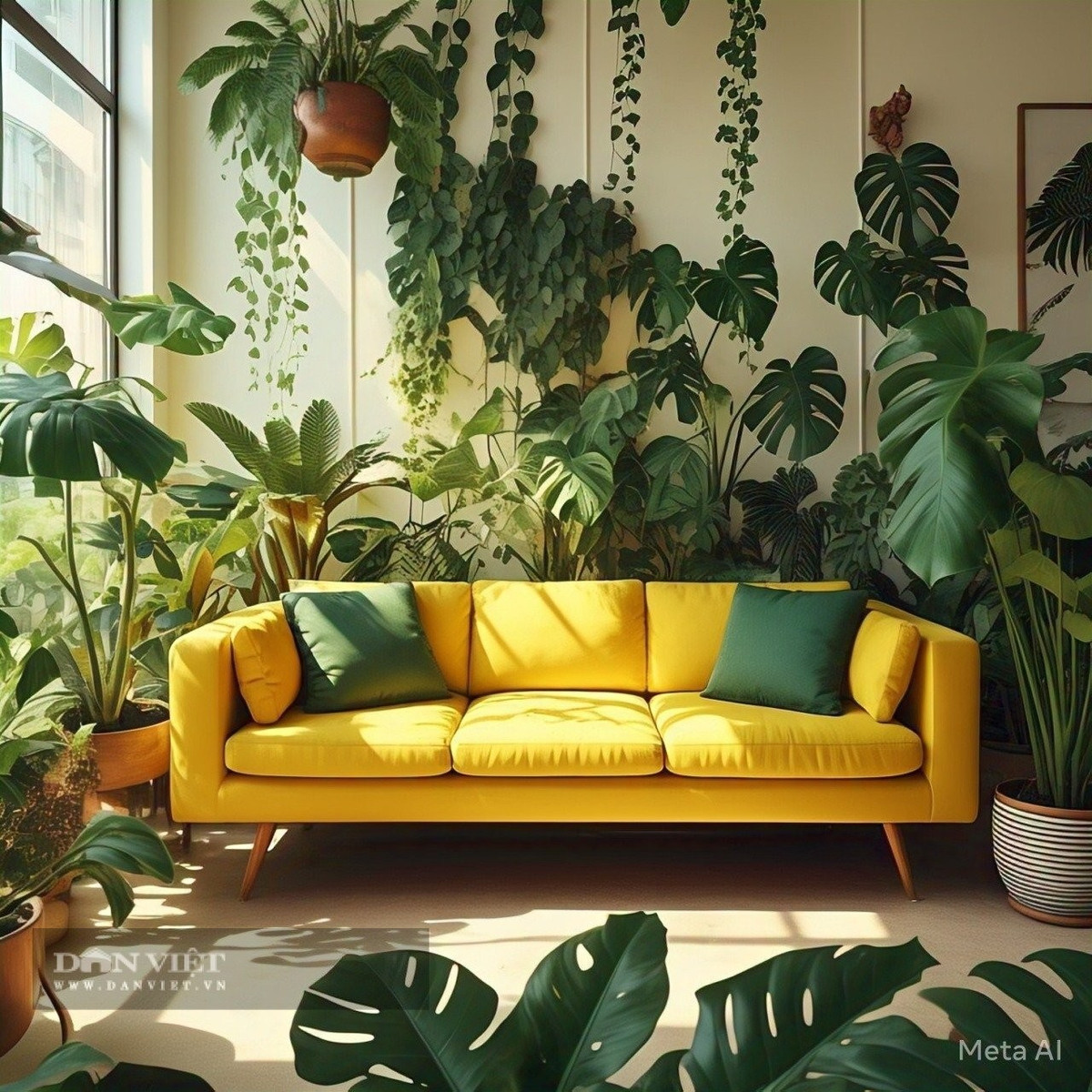  Trầu bà: Trầu bà là một loại cây phổ biến trong giới hoa và cây cảnh. Thứ nhất, nó dễ trồng và có thể sống tốt miễn là có nước, ngay cả khi không có ánh sáng.