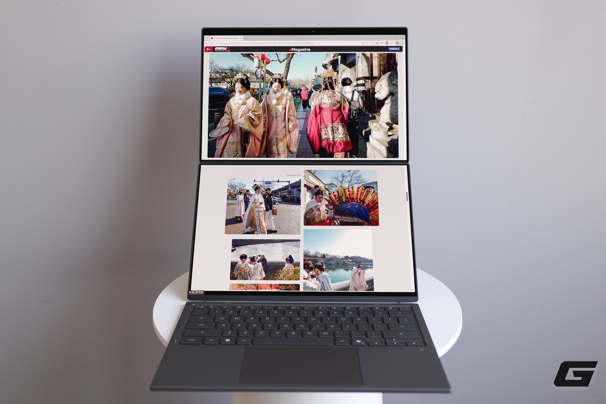 Zenbook Duo 2026 đánh dấu bước tiến lớn của Asus trong ý tưởng laptop hai màn hình, mang lại trải nghiệm thực tế hơn so với thế hệ 2024. (Genk)