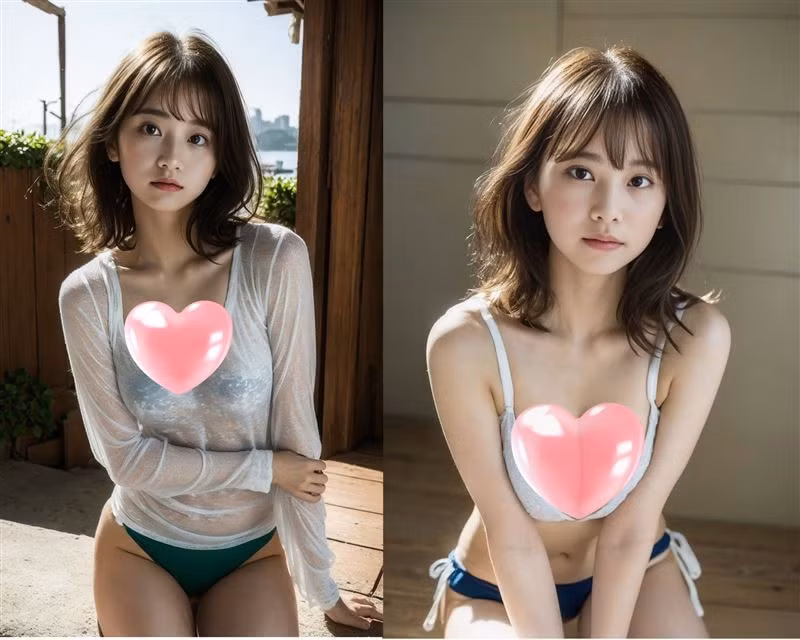 Một số ý kiến còn nghi ngờ hình ảnh Satsuki Ai là sản phẩm chỉnh sửa từ ảnh người thật, vi phạm bản quyền.