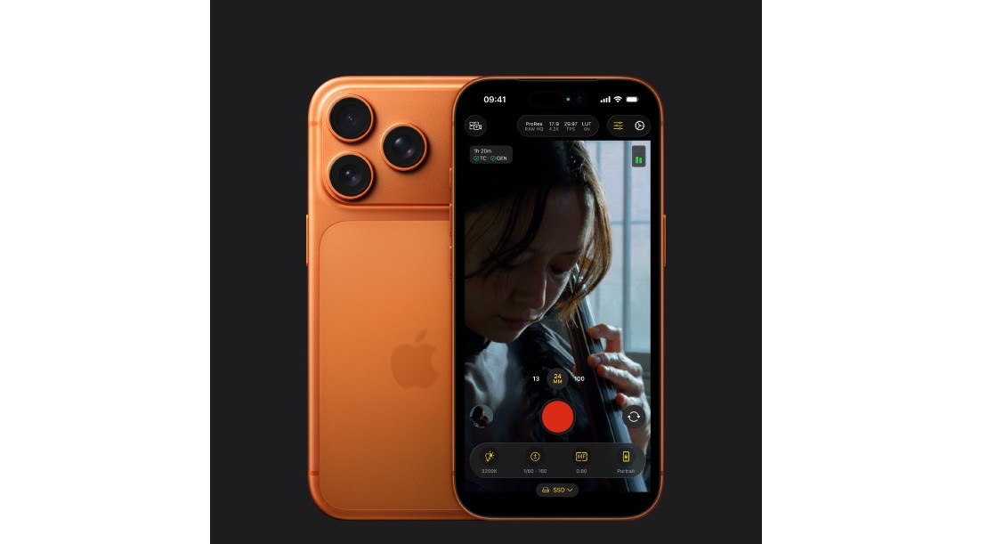 Nhờ khung nhôm, iPhone 17 Pro kết hợp hệ thống tản nhiệt buồng hơi để duy trì hiệu suất lâu dài.(Ảnh: Apple)