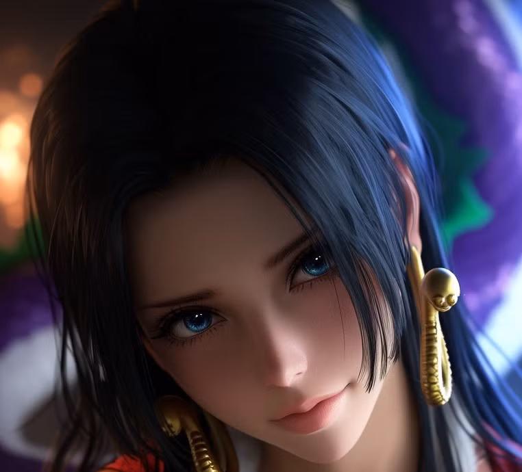 Từng đường nét gương mặt, ánh mắt, mái tóc đều được AI chăm chút đến từng pixel.