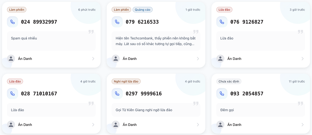 Ngoài ra, có thể tra cứu số lạ qua dịch vụ trực tuyến như Whitepages.
