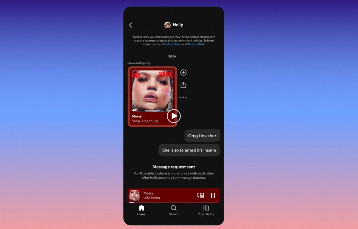 Messages chỉ hỗ trợ nhắn tin cá nhân, không có nhóm chat như Messenger hay WhatsApp.