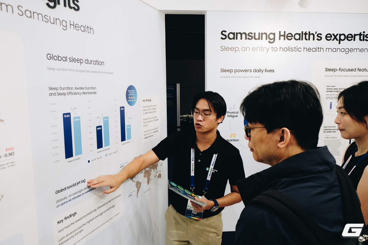 Tại sự kiện, hãng cũng công bố Samsung Health SDK, công cụ cho phép nhà phát triển khai thác dữ liệu sức khỏe an toàn và minh bạch.(Ảnh: Genk)