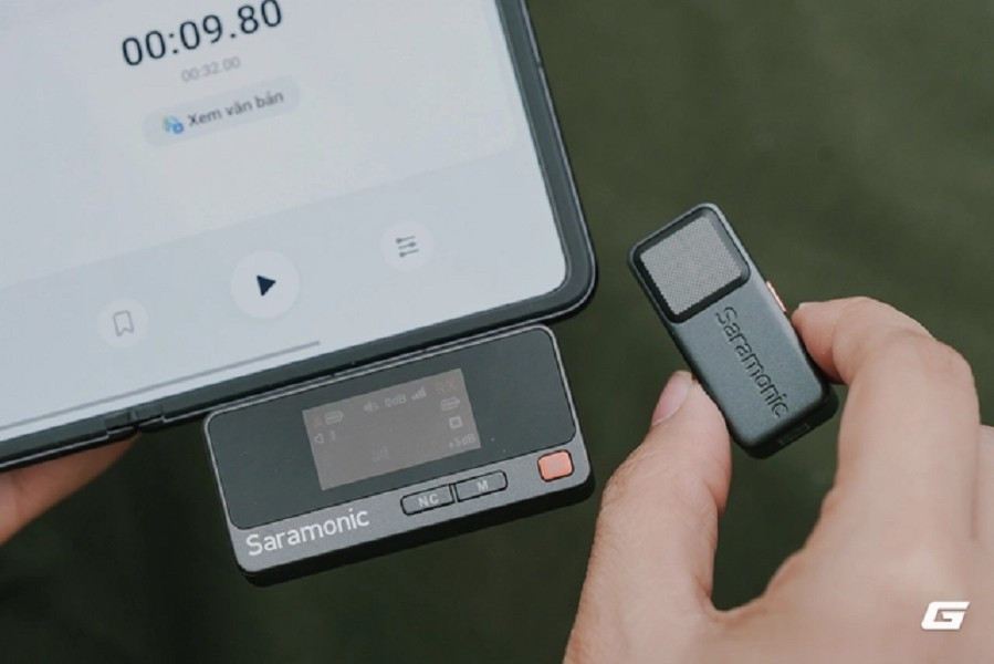 Saramonic Air tương thích cả điện thoại, máy tính bảng lẫn máy ảnh nhờ các adapter đi kèm, rất linh hoạt cho nhiều nhu cầu.(Ảnh: Genk)